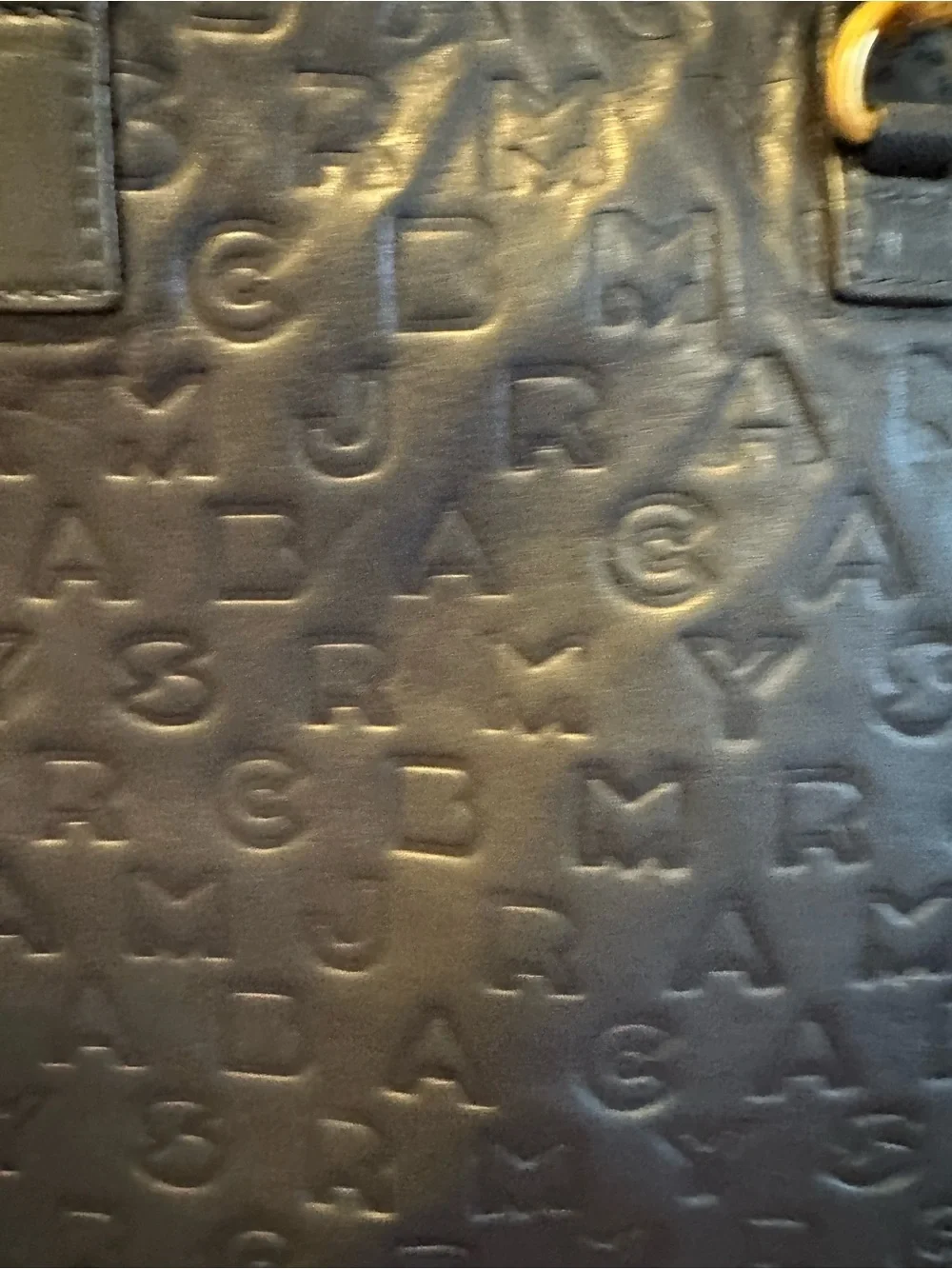 Marc by Marc Jacobs Navy Leather Laptop Bag Briefcase